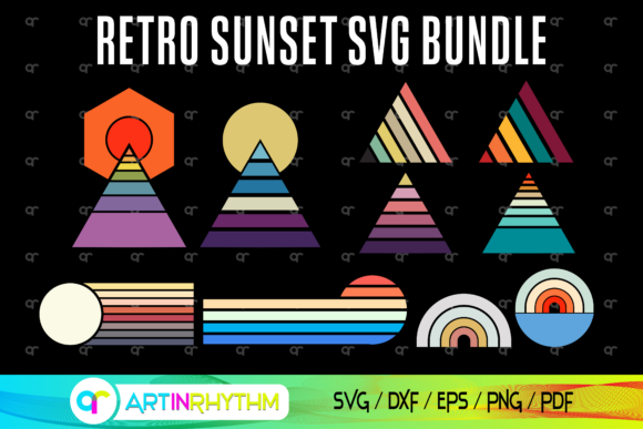 Retro Sunset SVG Bundle Review