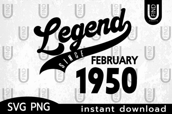 Vintage 1950, Legend Since Febuary 1950