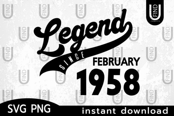 Vintage 1958, Legend Since Febuary 1958