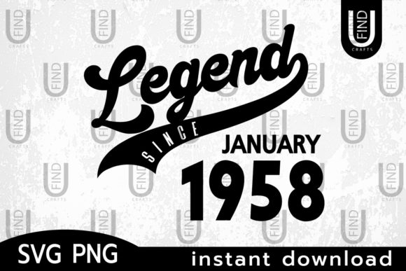 Vintage 1958, Legend Since January 1958