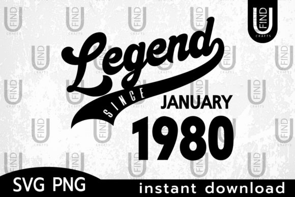 Vintage 1980, Legend Since January 1980