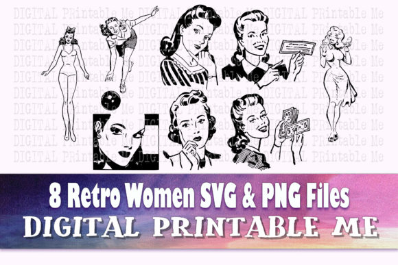 Vintage Woman Svg: Retro Pop Art Review
